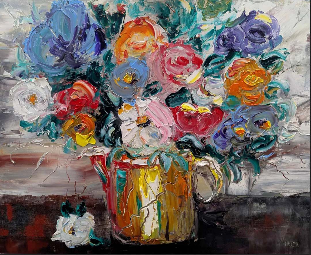 A Cracked Pot Original Oil Painting - Paul Mirfin_Just Makers