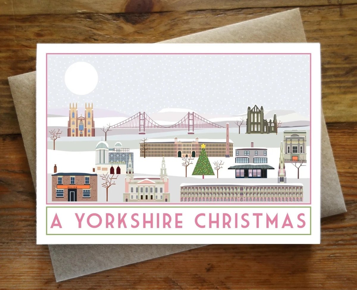 A Yorkshire Christmas Christmas Card - Sweetpea and Rascal - Just Makers Sweetpea and Rascal