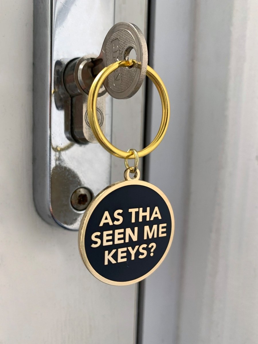 As Tha Seen Me Keys? Keyring - JAM Artworks - Just Makers JAM Artworks