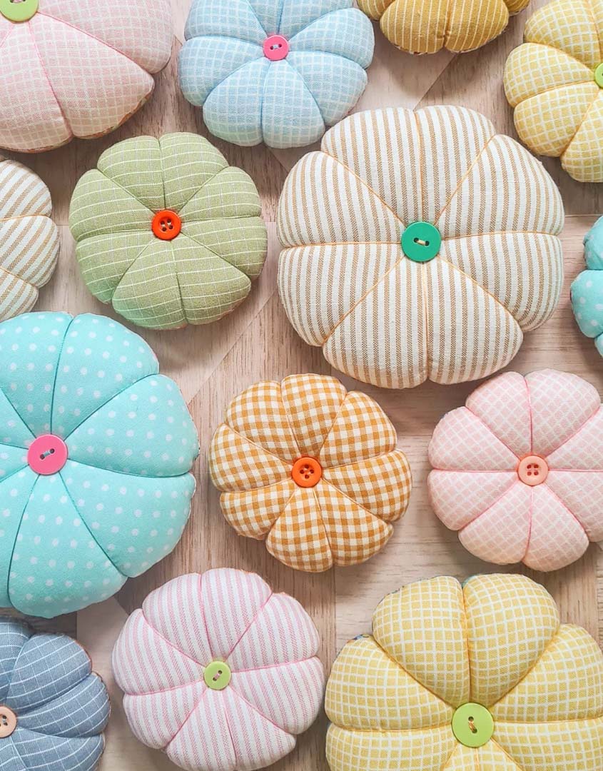 Autumnal Fabric Pumpkin Small Underneath - Alice and Audrey_Just Makers