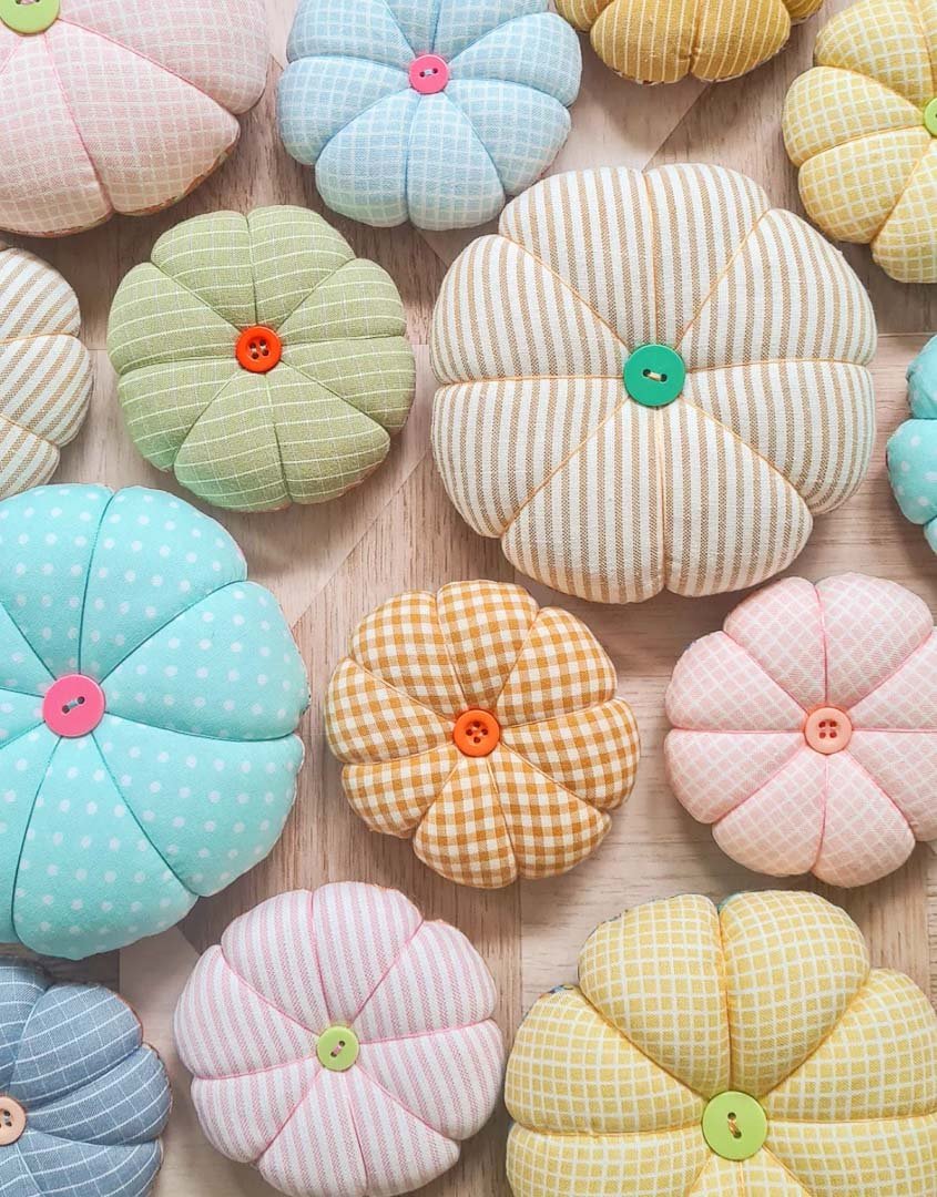 Autumnal Fabric Pumpkin Large - Alice and Audrey - Just Makers Alice & Audrey