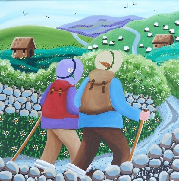 Away to the Hills Greeting Card - Nikky Corker - Just Makers Nikky Corker