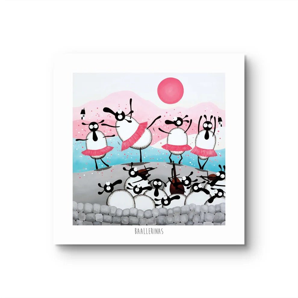 Baallerinas 10" Print - Mervyn Tay Art - Just Makers Mervyn Tay Art