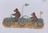Bear-y Best Pedalling Pals A4 Print_Just Makers