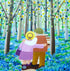 Best Friends and Bluebells Greeting Card - Nikky Corker_Just Makers