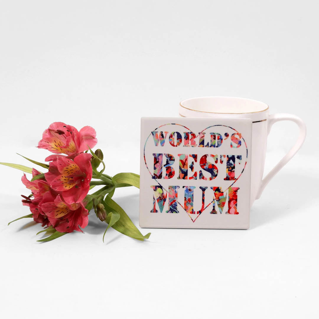 Best Mum coaster - Pattern Passion_Just Makers