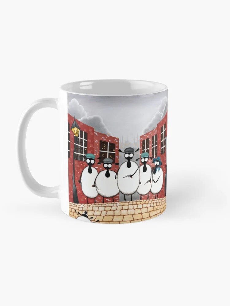Bleaty Blinders Ceramic Mug - Mervyn Tay Art - Just Makers Mervyn Tay Art