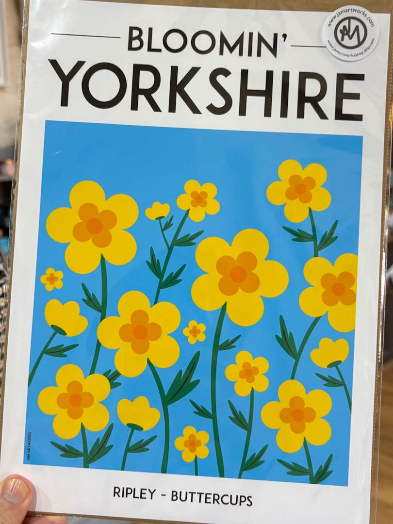 Bloomin Yorkshire Ripley Buttercups Print - JAM Artworks_Just Makers