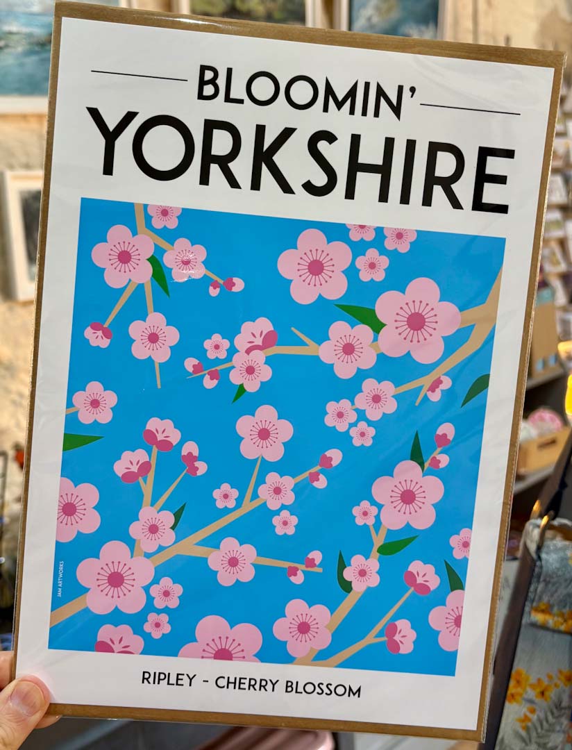 Bloomin Yorkshire Ripley Cherry Blossom Print - JAM Artworks_Just Makers