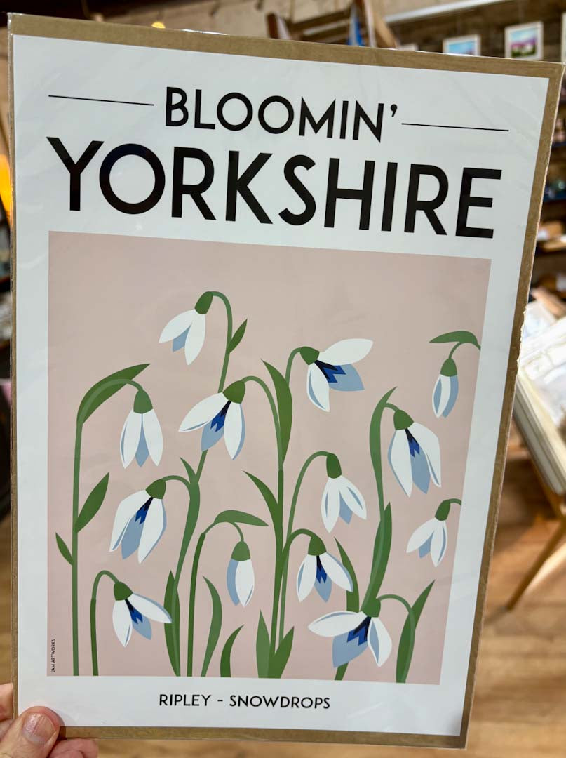 Bloomin Yorkshire Ripley Snowdrops Print - JAM Artworks_Just Makers