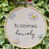 Blooming Lovely 4" Full Embroidery Hoop - Chloe Reanne Embroidery_Just Makers