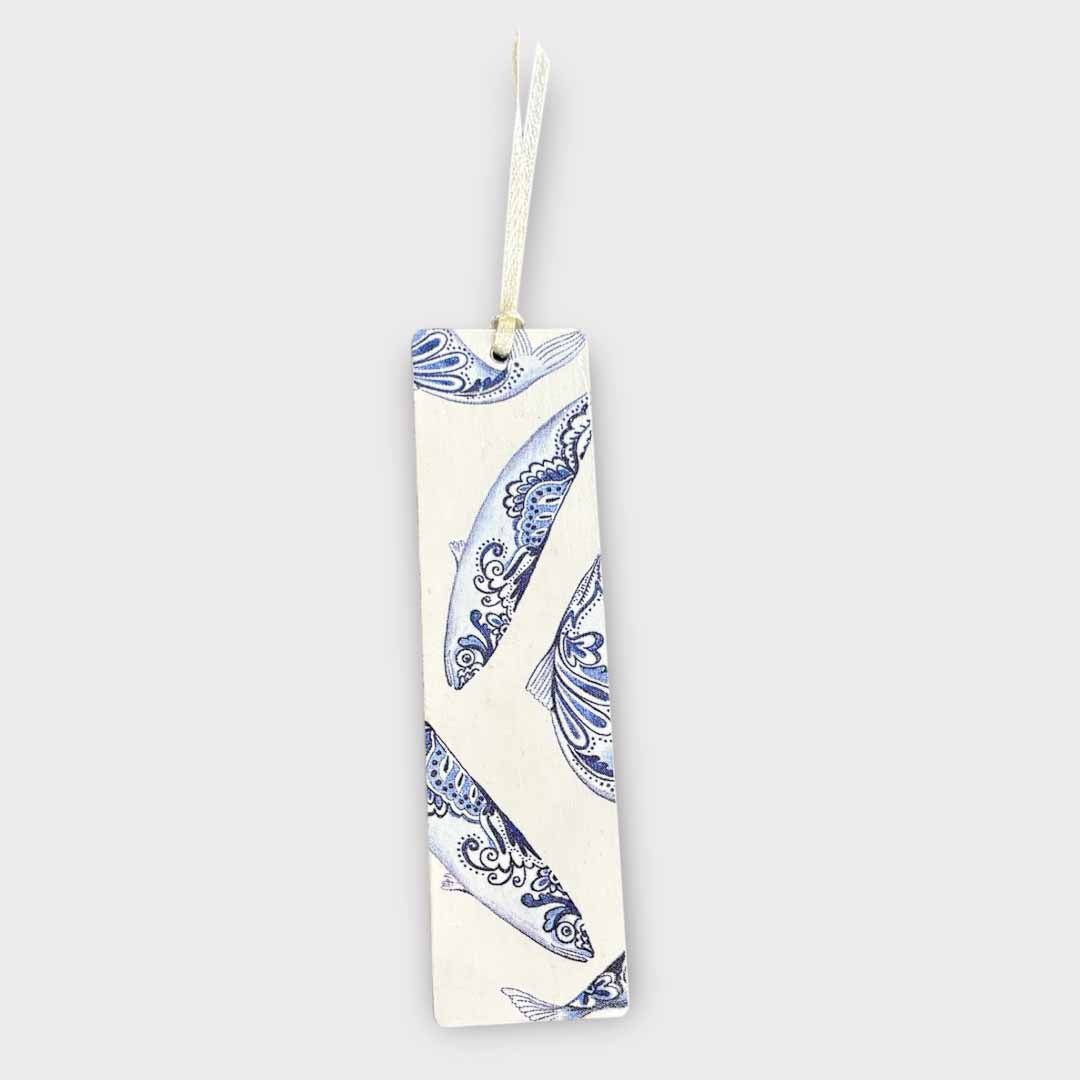 Blue Fish Small Bookmark - Sarah Tustin - Just Makers Sarah Tustin