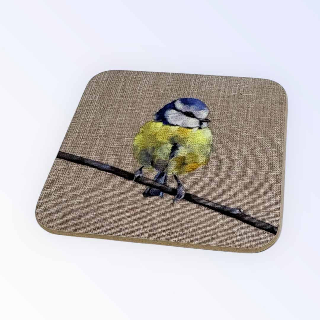 Blue Tit Coaster by Katherine Whitby_Just Makers