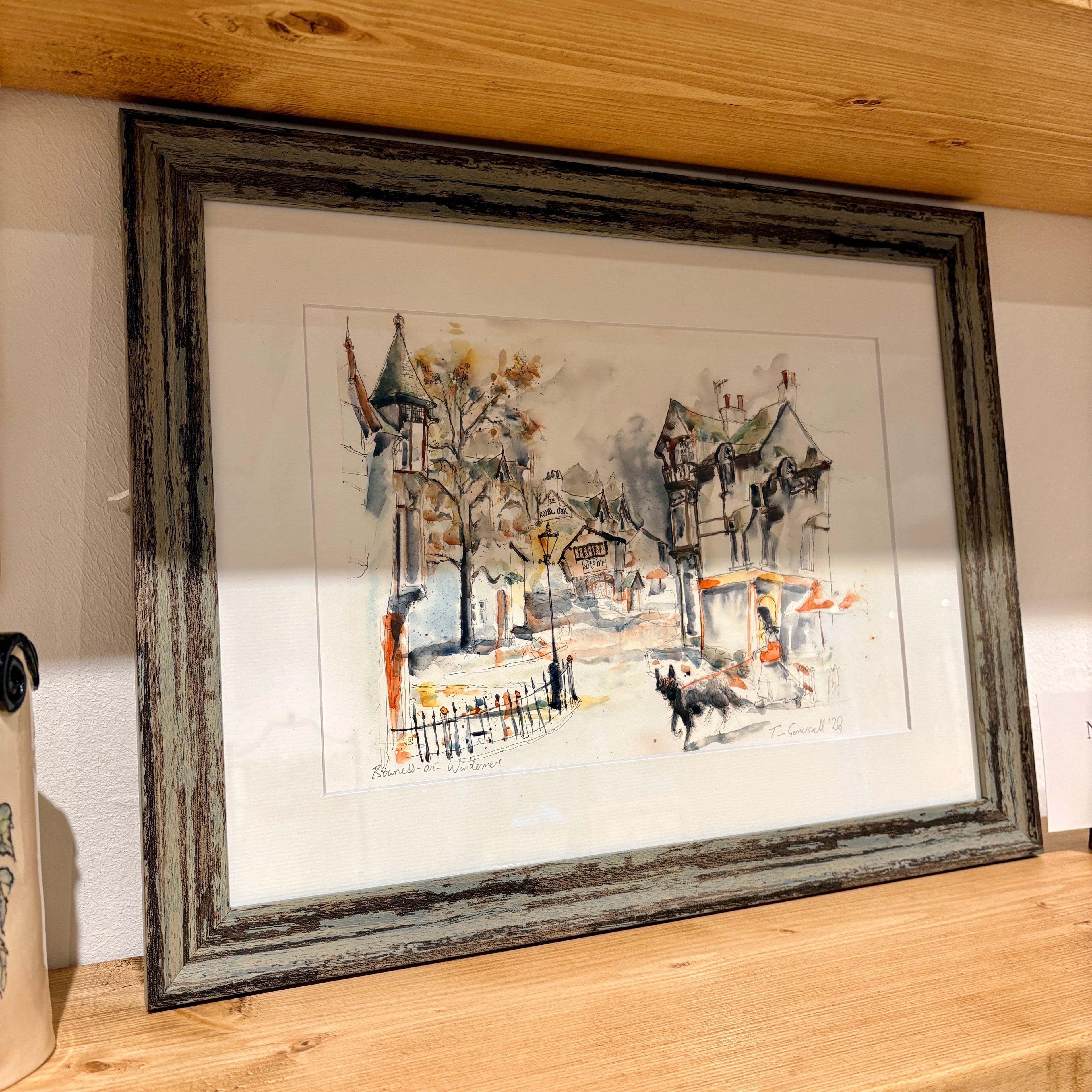 Bowness on Windermere Framed Giclee Print - Tim Gomersall Art_Just Makers