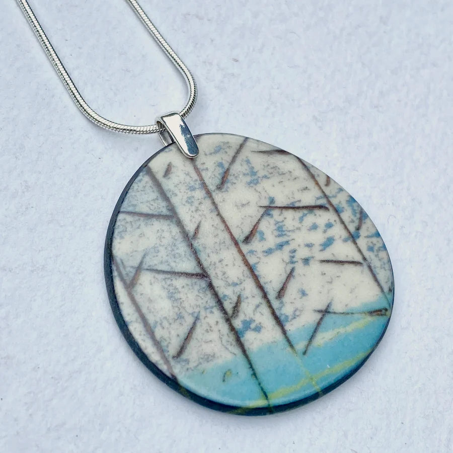 Briar Porcelain Necklace - Karen Howarth Ceramics_Just Makers