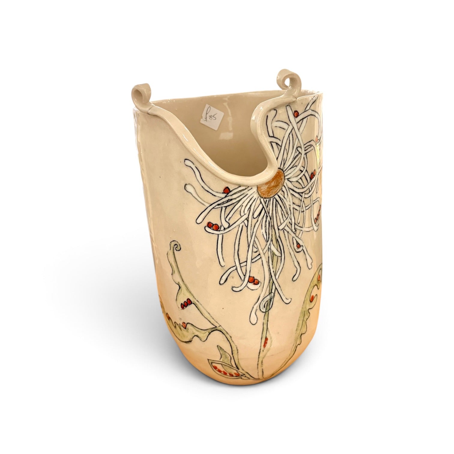 Bursting Out Vase - Kissed Frog Ceramics_Just Makers