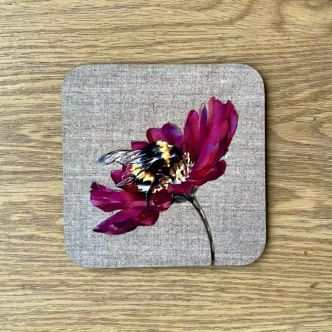 Busy Bee Coaster by Katherine Whitby - Just Makers Katherine Whitby