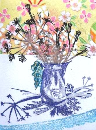 Butterfly Jug Etching - Moira Mctague - Just Makers Moira McTague