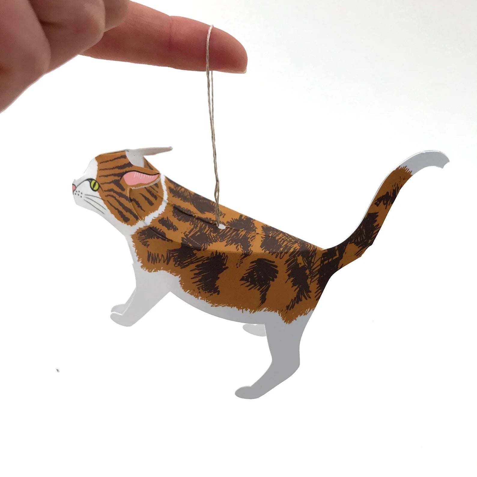 Calico Cat Pop-Up 3D Card & Decoration_Just Makers