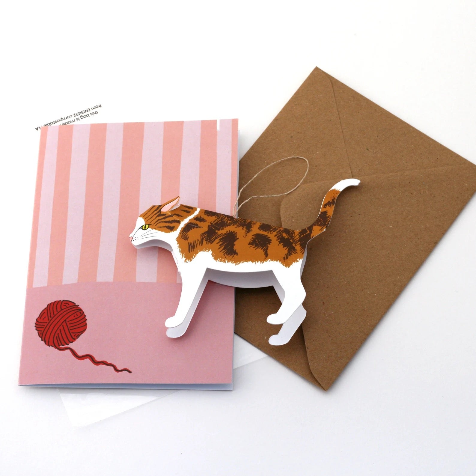 Calico Cat Pop-Up 3D Card & Decoration_Just Makers