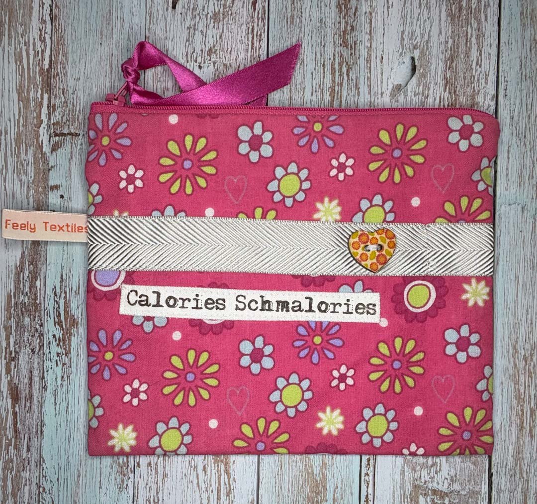 Calories Schmalories Purse - Touchy Feely Textiles - Just Makers Touchy Feely Textiles