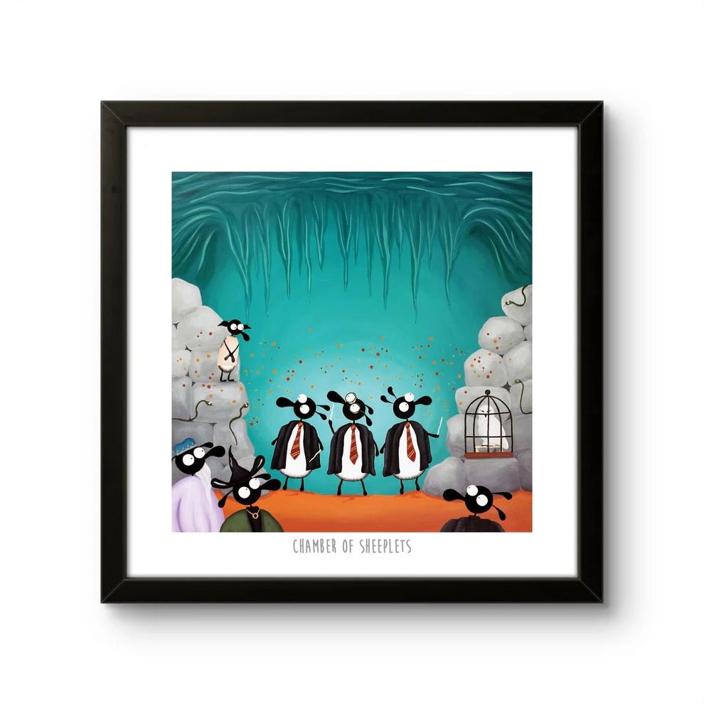 Chamber of Sheeplets 10" Print - Mervyn Tay Art - Just Makers Mervyn Tay Art