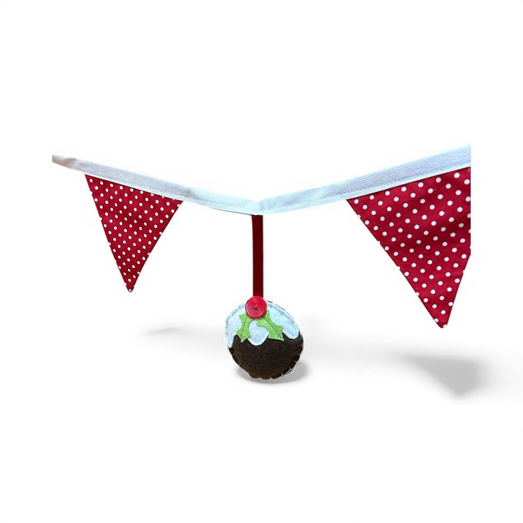 Christmas Pudding Bunting - Made by Marianne - Just Makers Made by Marianne