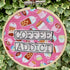 Coffee Addict Embroidery Hoop by Chloe Reanne Embroidery_Just Makers