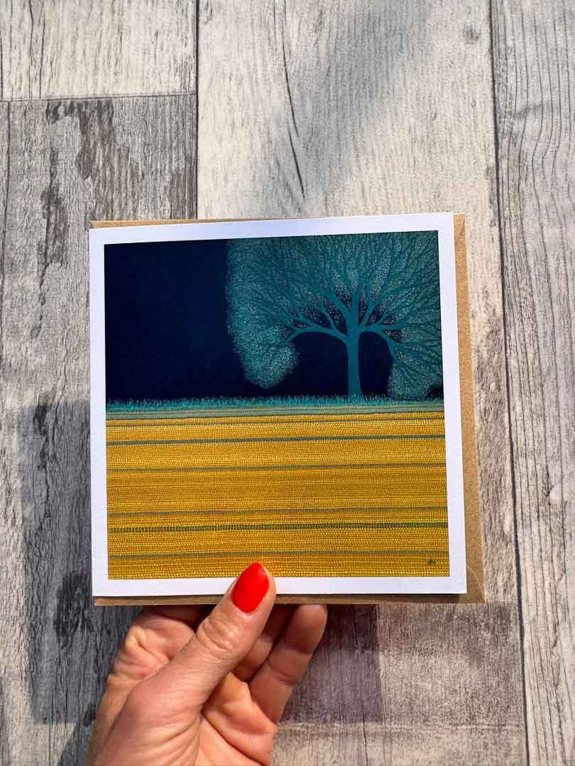 Compton Tree Greeting Card - Sarah Jane Nicholls - Just Makers Sarah Jane Nicholls