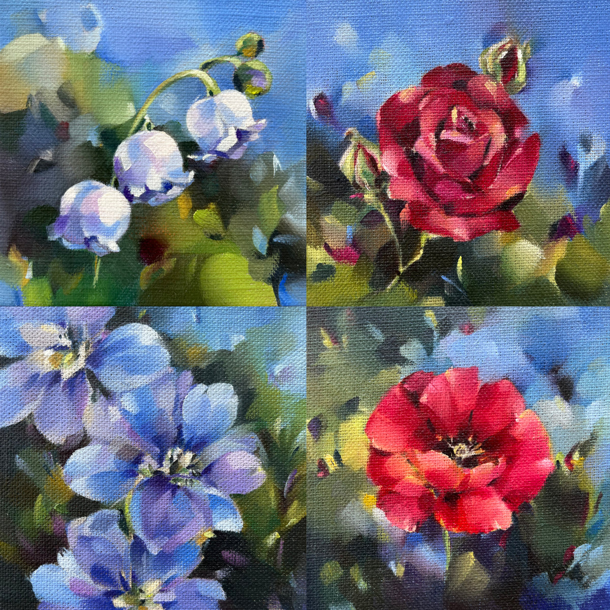 Contemporary Flower Painting Workshop_Just Makers