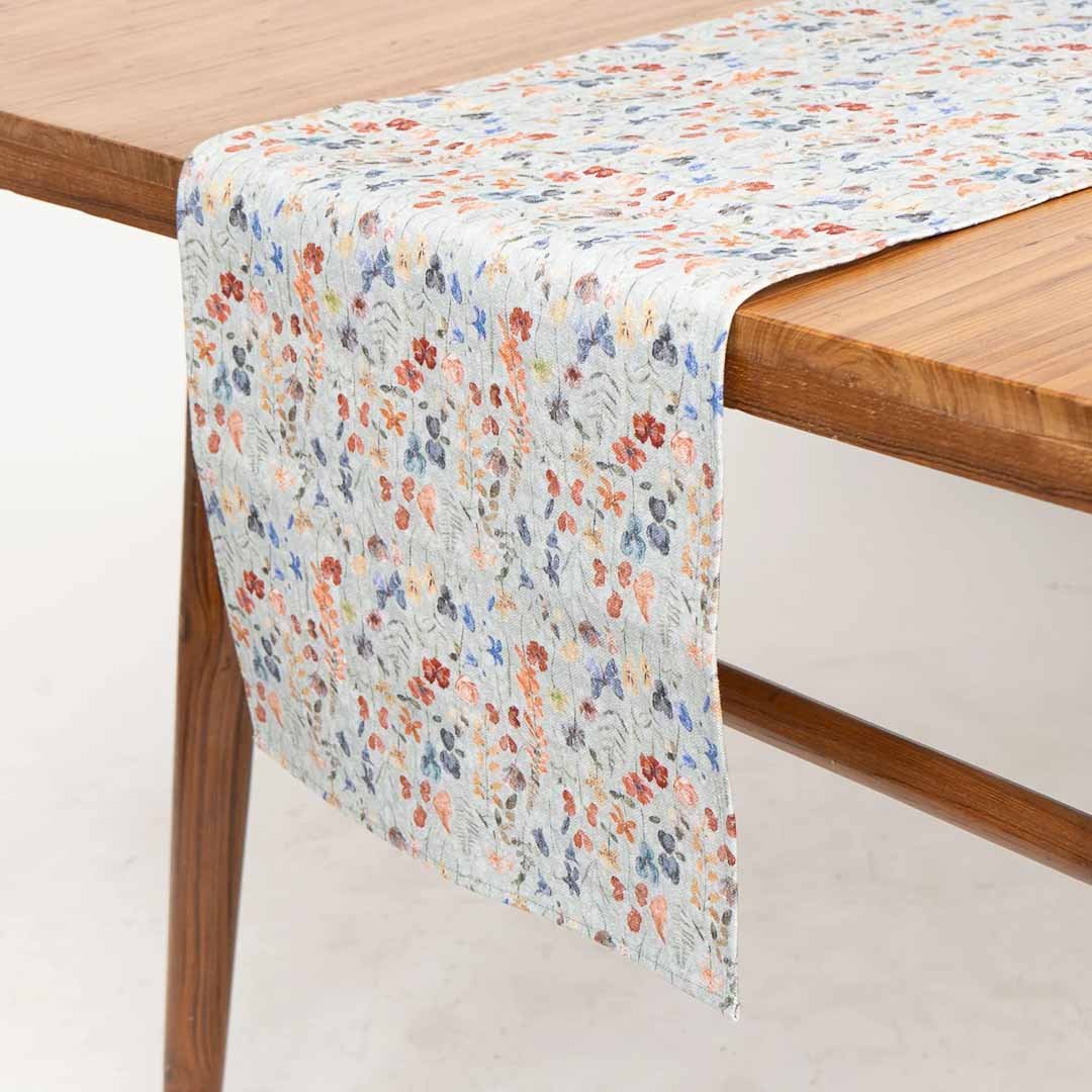 Cotton Table Runner Botanical Design - Pattern Passion - Just Makers Pattern Passion