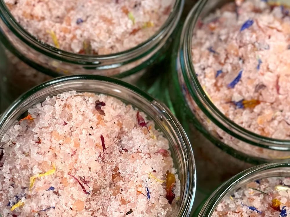 Crafts & Bubbles Bath Salts - Flower Power small - Just Makers Crafts & Bubbles
