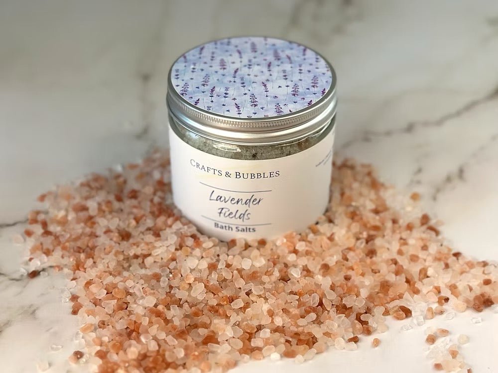 Crafts & Bubbles Bath Salts (small) - Lavender - Just Makers Crafts & Bubbles
