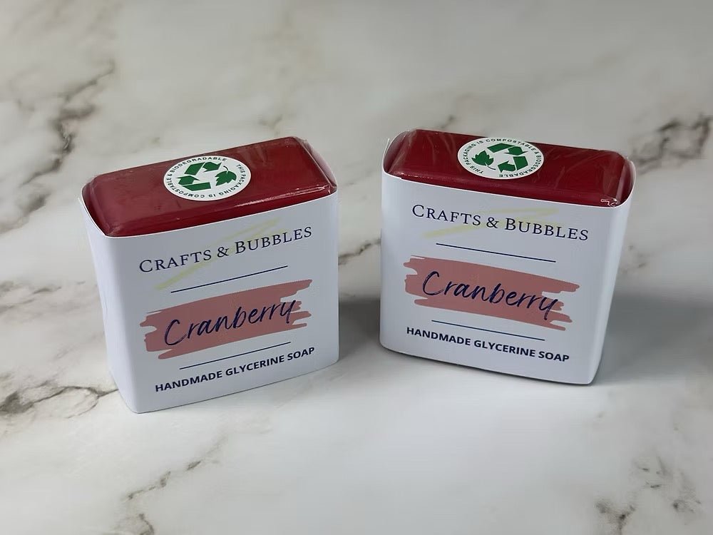 Cranberry Glycerine Soap - Crafts and Bubbles - Just Makers Crafts & Bubbles