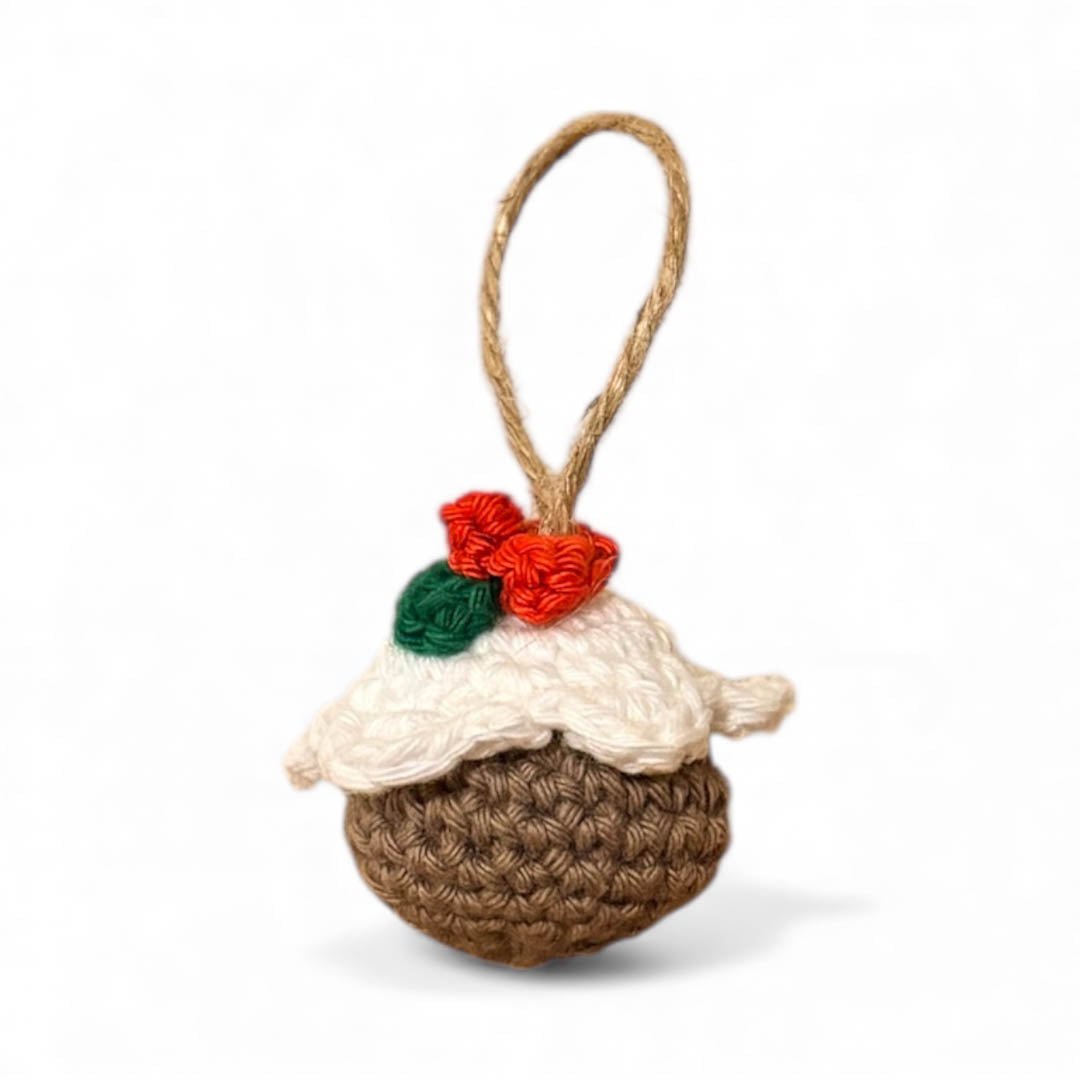 Crochet Christmas Pudding Decoration - Hooked on Yarn - Just Makers Hooked on Yarn