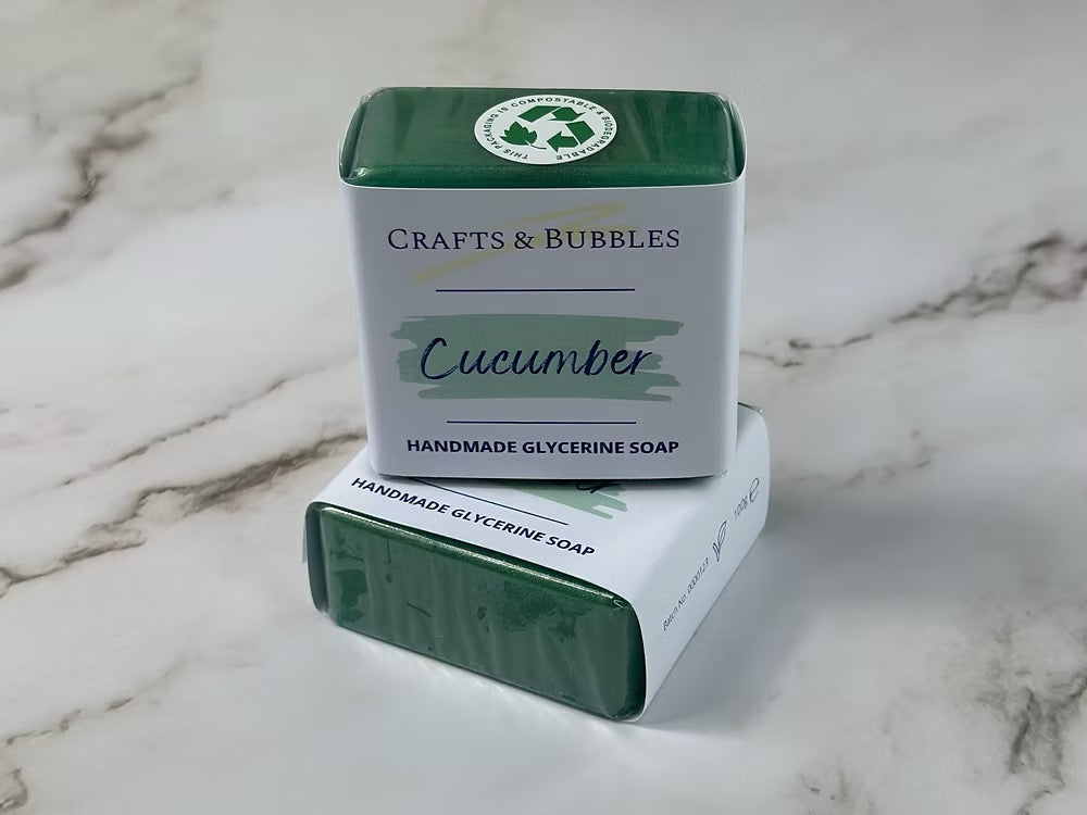 Cucumber Glycerine Soap - Crafts and Bubbles_Just Makers