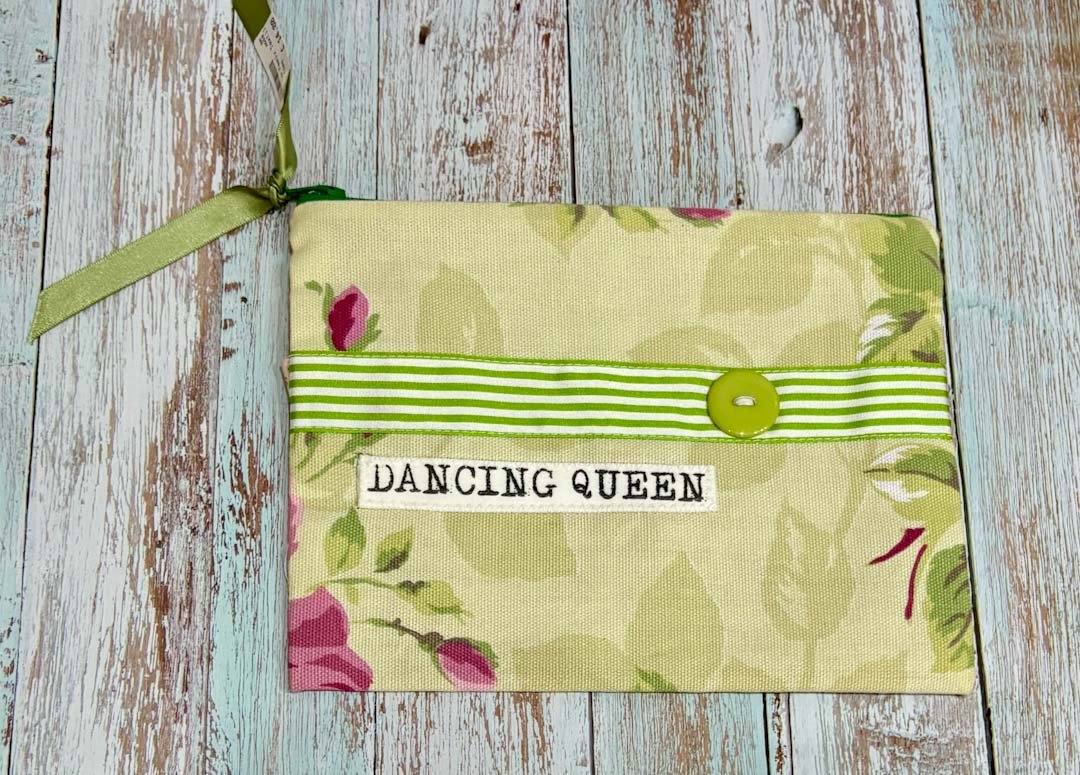 Dancing Queen Purse - Touchy Feely Textiles - Just Makers Touchy Feely Textiles