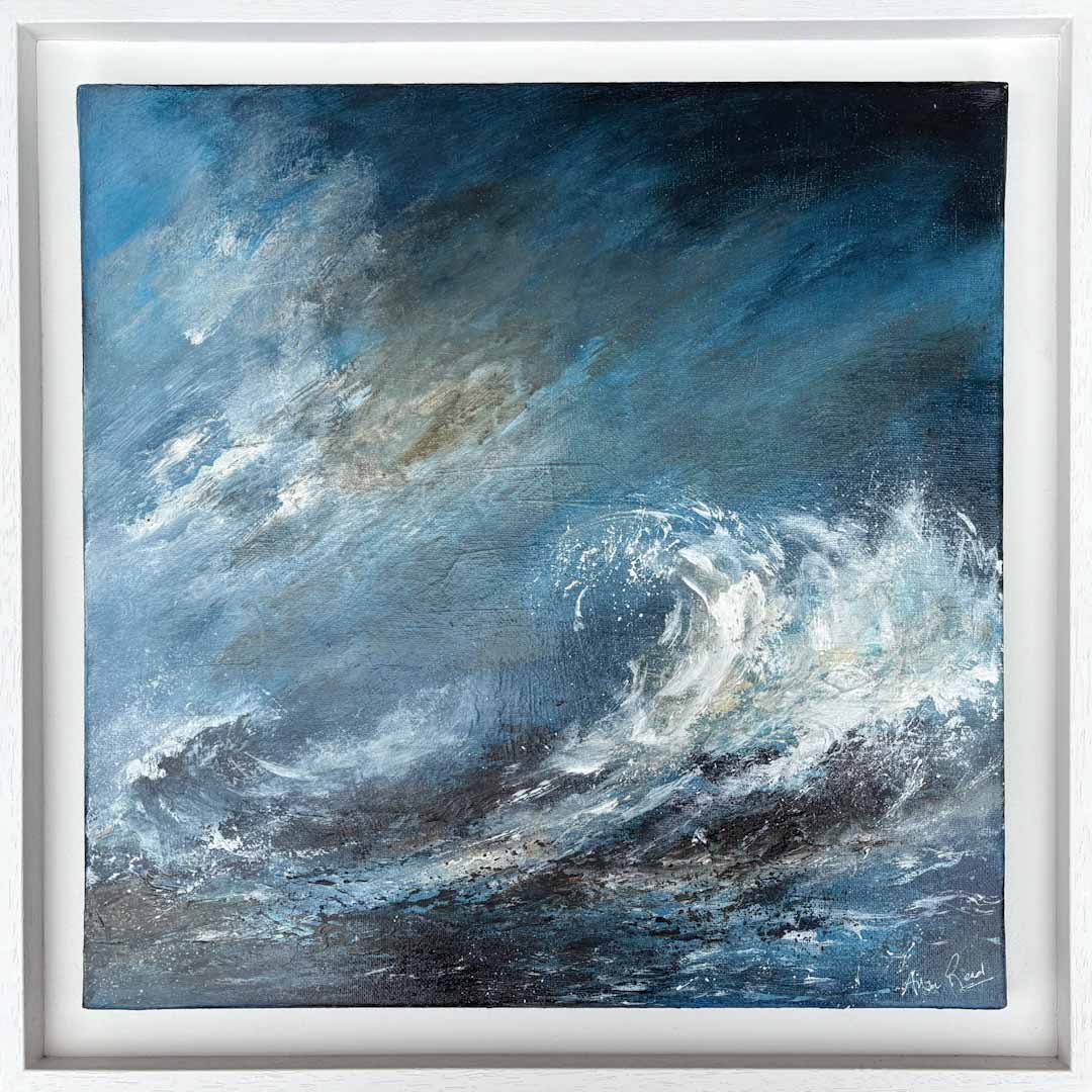 Dangerous Spring Tide Original by Ailsa Read - Just Makers Ailsa Read Fine Art Painter