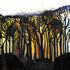 Artistic depiction of trees with a stylized, abstract approach_Gill Kirk_JustMakers