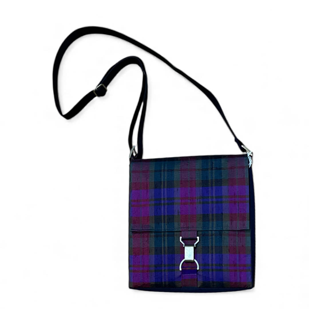 Deep Colours Silk and Wool Handbag - Amanda Scott_Just Makers