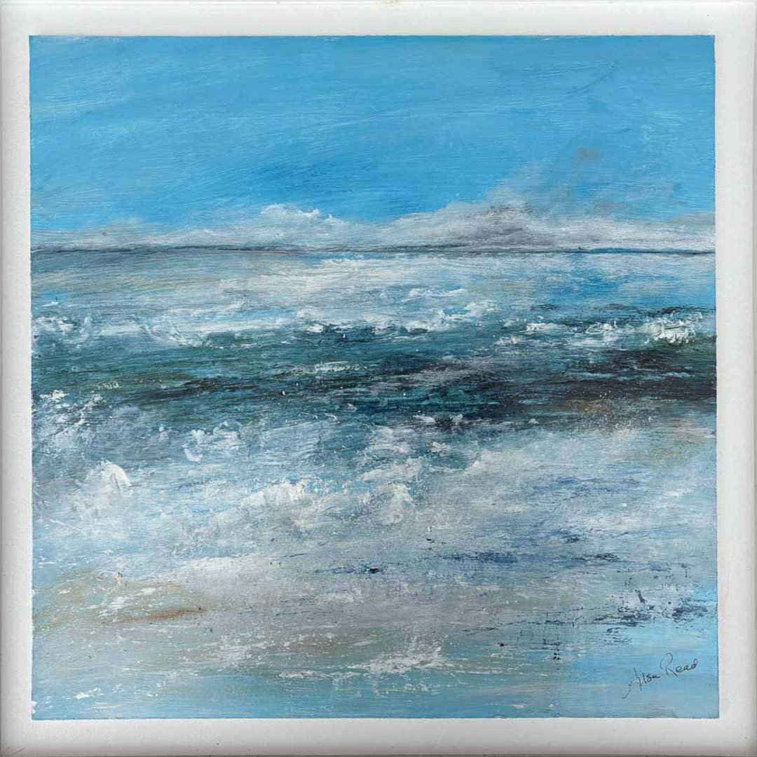 Deep Water Ahead Original by Ailsa Read - Just Makers Ailsa Read Fine Art Painter