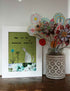 Dogs are my Favourite People Mounted Print - Touchy Feely Textiles_Just Makers