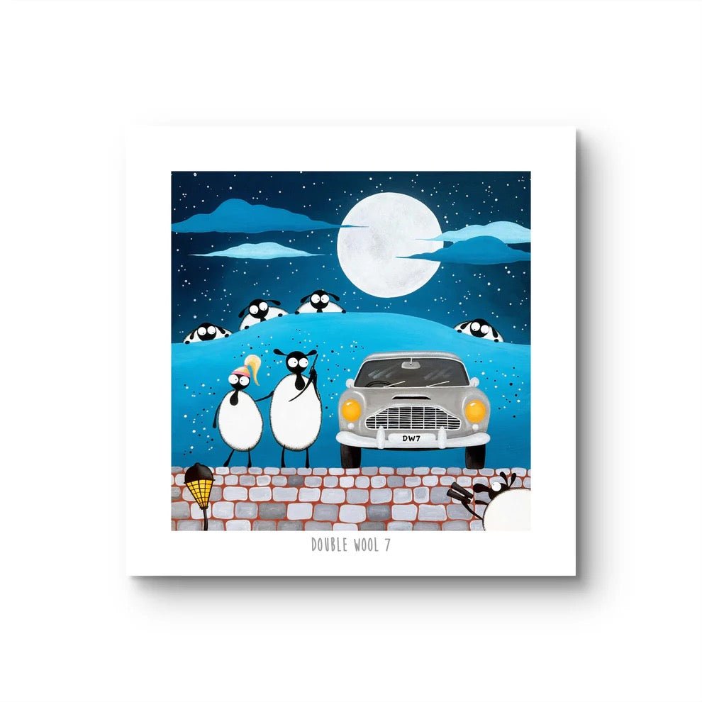 Double Wool 7 10" Print - Mervyn Tay Art - Just Makers Mervyn Tay Art