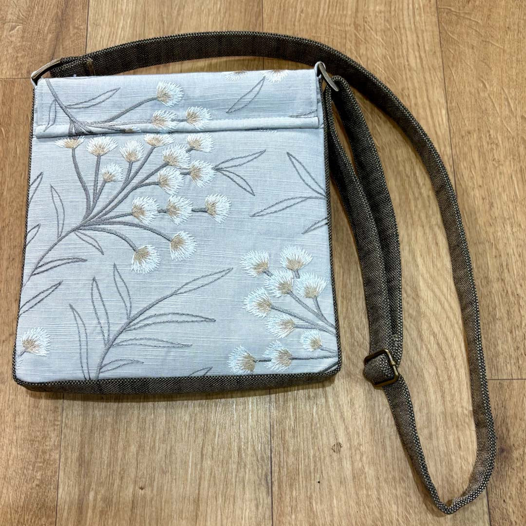 Embroidered Cotton Handbag Back - Amanda Scott_Just Makers