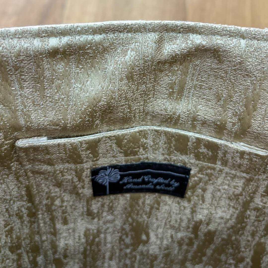 Embroidered Cotton Handbag Inner - Amanda Scott_Just Makers