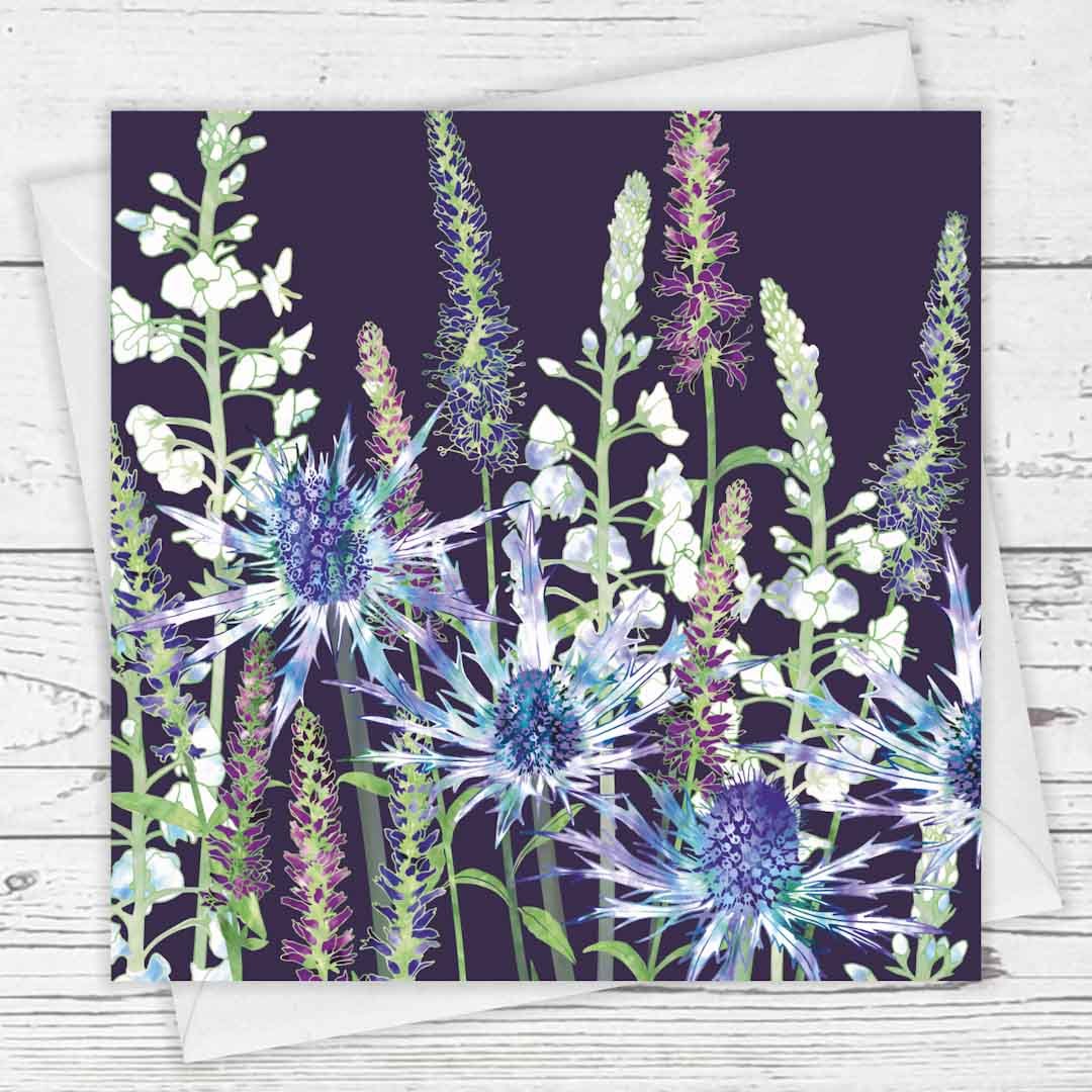 Enchanting Evenings Greeting Card - Fiona Calder - Just Makers Fiona Calder Designs
