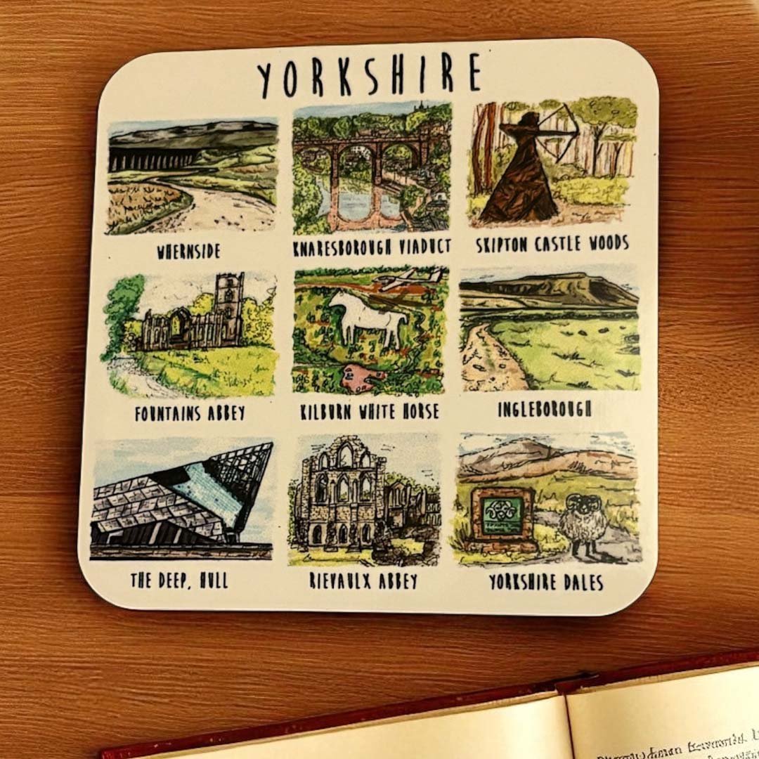 Even More Yorkshire Scenes Coaster - HD Designs - Just Makers HD Designs