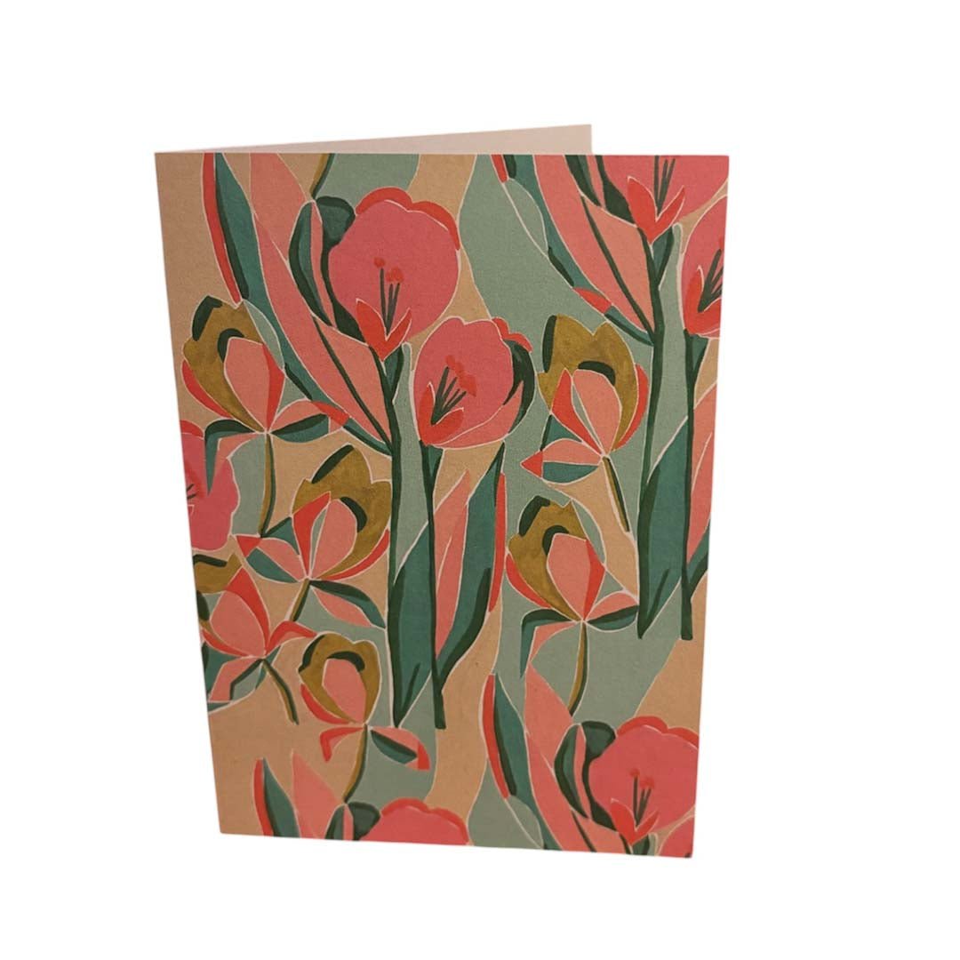 Exotic Garden Greeting Card - Megan Carter - Just Makers Megan Carter