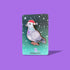 Festive Pigeon Wooden Brooch - Rat Bean Kat_Just Makers