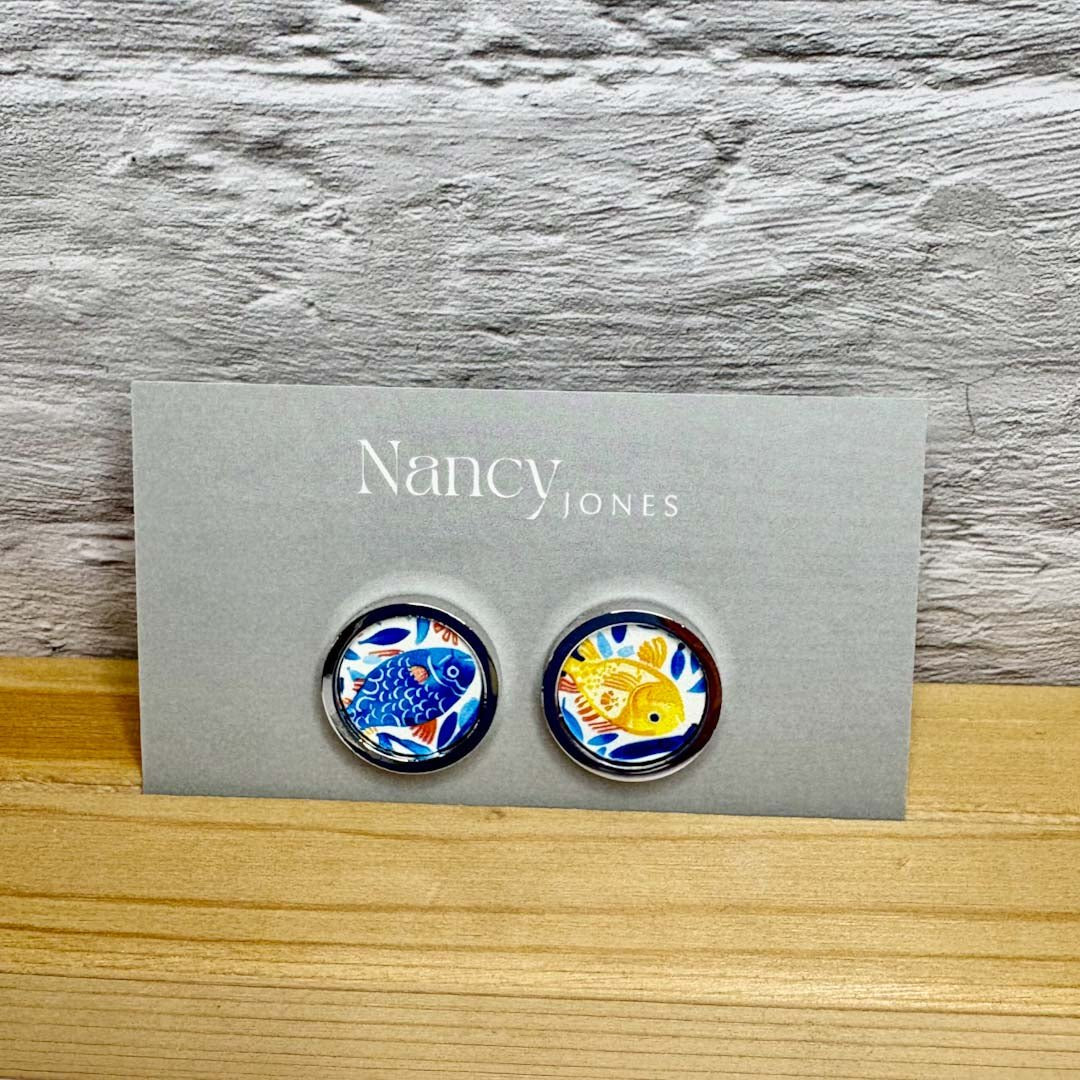 Fish Cufflinks - Nancy Jones - Just Makers Nancy Jones Jewellery